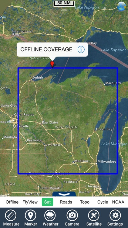 Wisconsin Lakes GPS ice fishing maps Navigator screenshot-4
