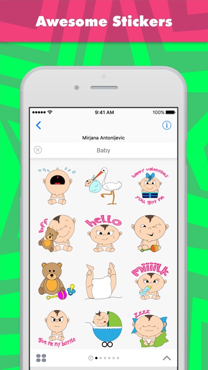 Baby stickers by Mirjana Antonijevic