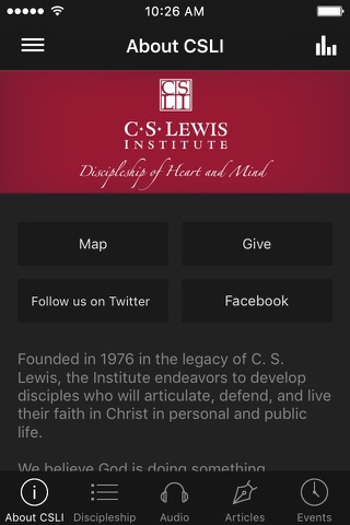 C.S. Lewis Institute - náhled