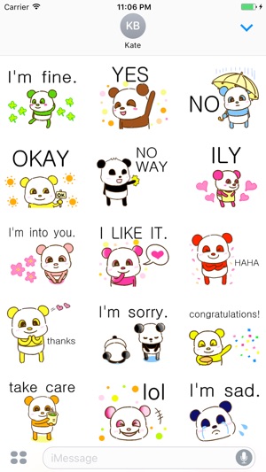 Ripley The Colorful Panda Stickers(圖2)-速報App