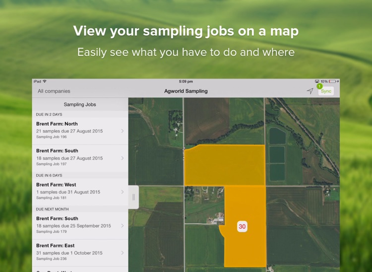 Agworld Sampling
