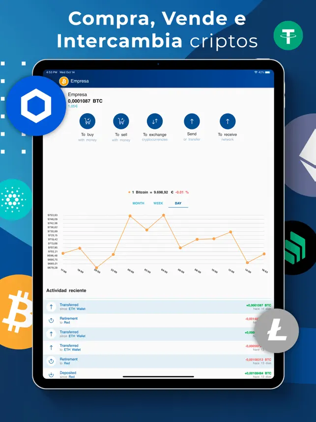 Screenshot 1 Bit2Me - Compra Bitcoin iphone