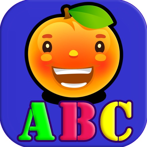 ABC Alphabet Toddlers Learning Fruits Icon