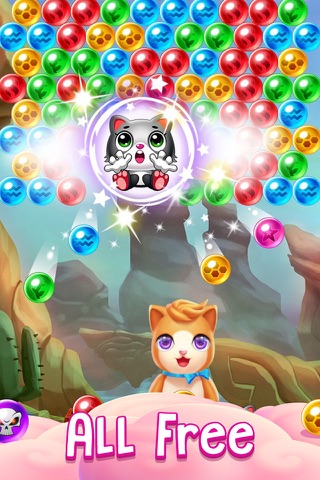 Witch Puzzle Kitty Cat Pop: Bubble Shooter Games screenshot 2