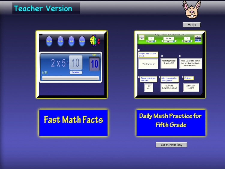 Fifth Grade Math Practice Teacher