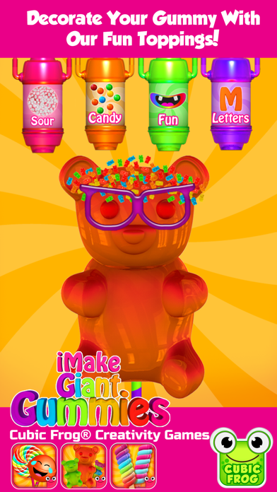 iMake Giant Gummies - Gummy Maker by Cubic Frog Apps Screenshot 5