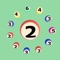 Drag and drop the ball to the specified area, reach the target number and win the game