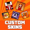 Custom Cartoon skins for minecraft pe
