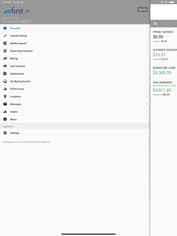 InFirst FCU screenshot 4
