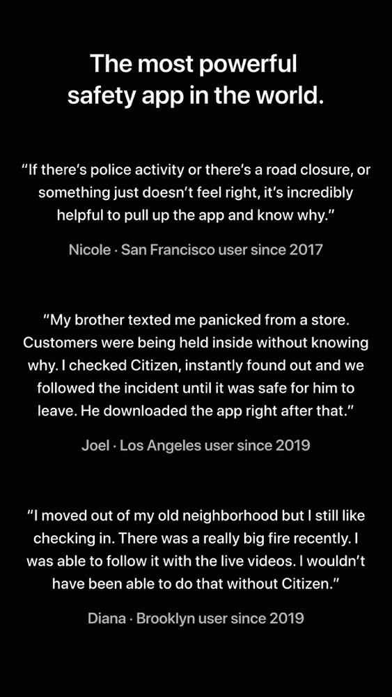 Citizen: Local Safety Alerts App for iPhone - Free Download Citizen: Local  Safety Alerts for iPad & iPhone at AppPure