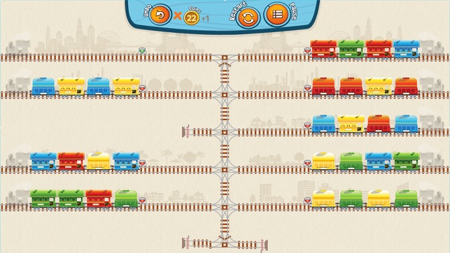 Train Mix  challenging puzzle