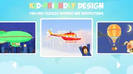 Game screenshot Kids Cartoon Puzzles Air Trans apk