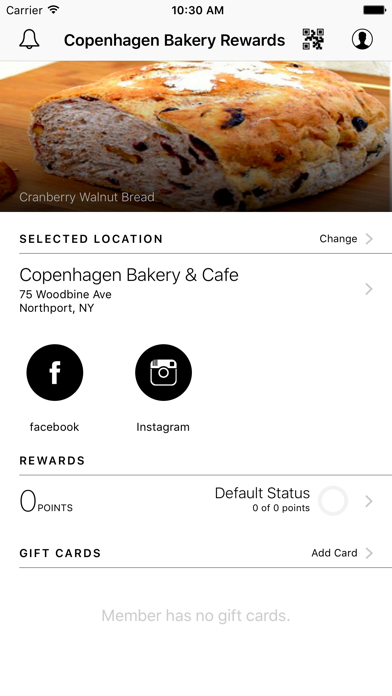 How to cancel & delete Copenhagen Bakery Rewards from iphone & ipad 1