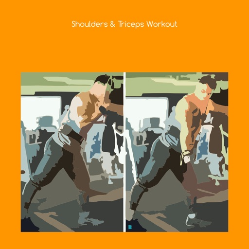 Shoulders and triceps workout icon