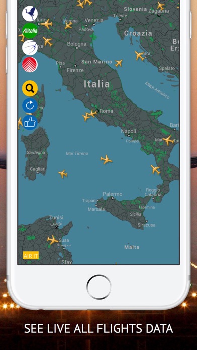 How to cancel & delete Air IT Free : Live flight Status & Radar from iphone & ipad 1