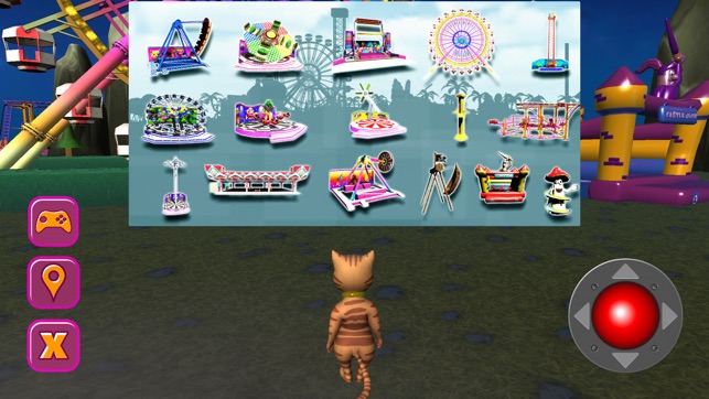 Halloween Cat Theme Park 3D(圖1)-速報App