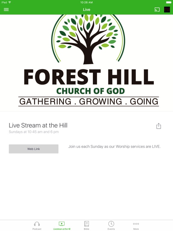 Forest hill church of god live stream