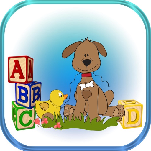 Kids Alphabet ABC Dog Animal Funny Free Games icon