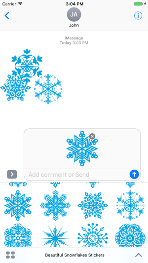 Beautiful Snowflakes Stickers(圖1)-速報App