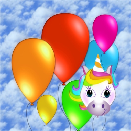 Happy Balloon and Unicorn