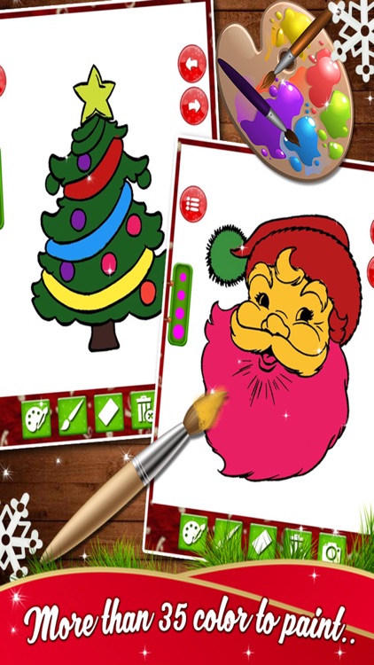 Xmas Coloring Book For Kids