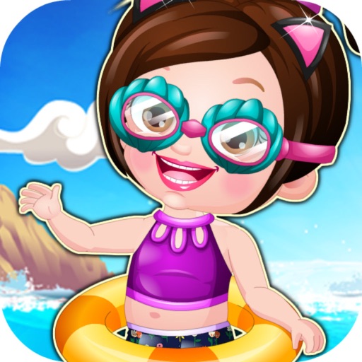 Baby Swimmer Dressup icon