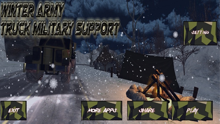 Snow Army Truck Drive:Offroad Truck Simulator