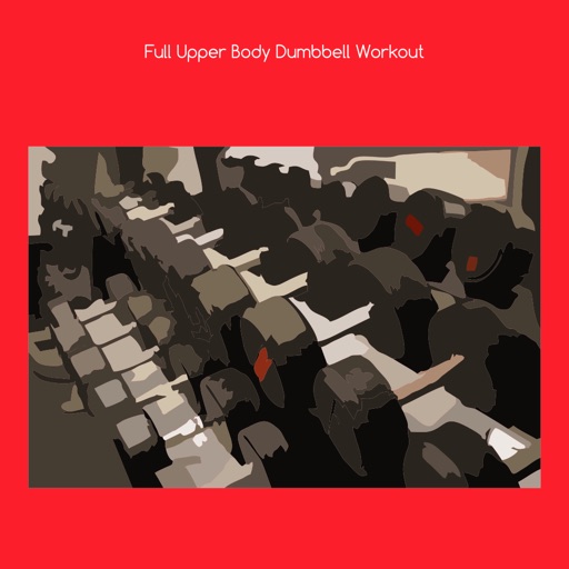 Full upper body dumbbell workout icon