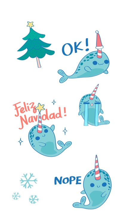 Dreamy the Narwhal - Xmas Edition