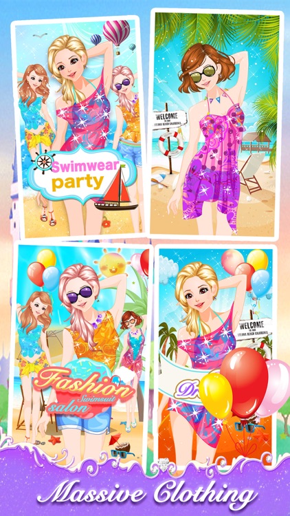 Makeover swimwear princess-Design Decoration Games