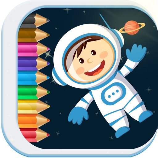 Space Adventure Coloring Book icon