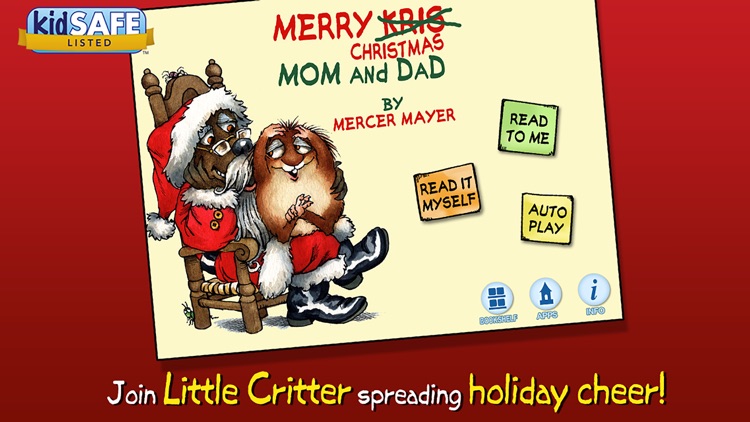 Merry Christmas Mom and Dad - Little Critter