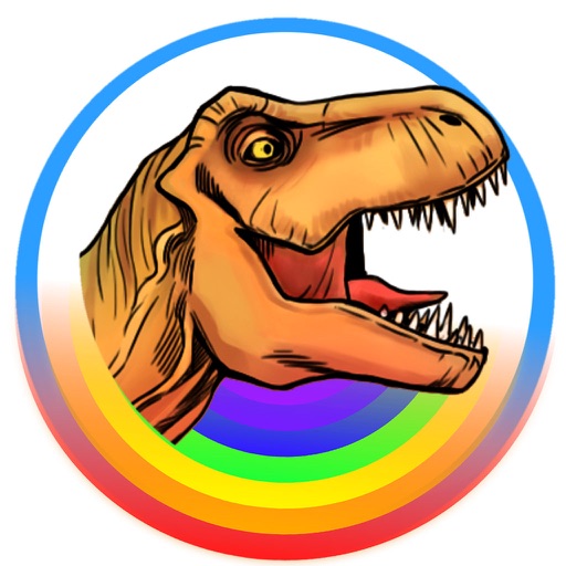 Dinosaur Park Coloring - Colorful Dinos for Kids Icon