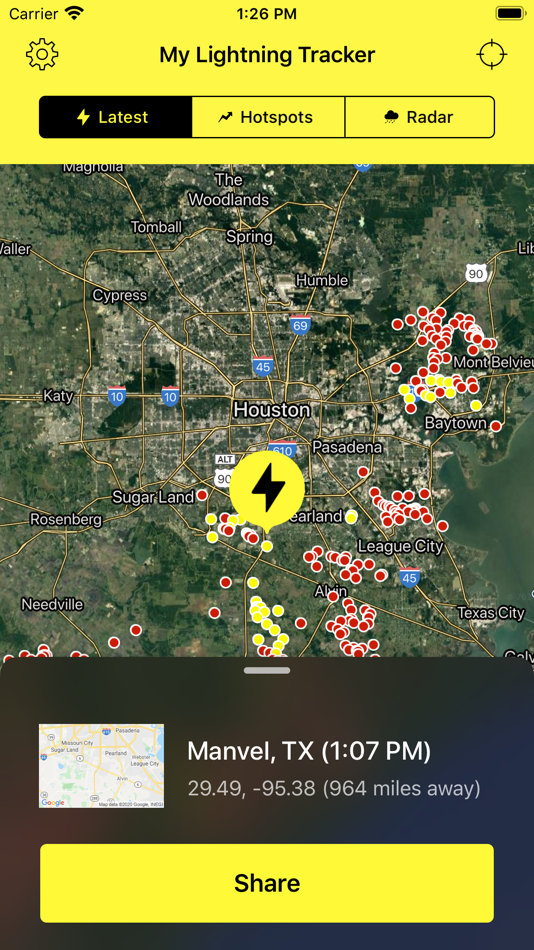 My Lightning Tracker & Alerts by JRustonApps . - (iOS Apps) — AppAgg