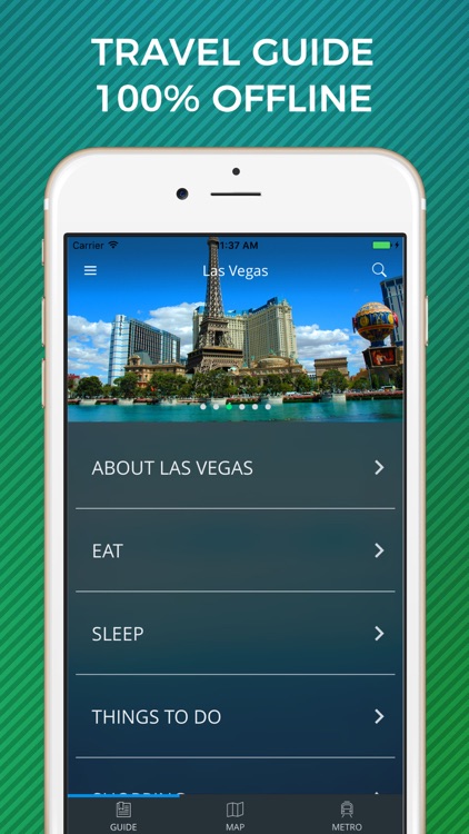 Las Vegas Travel Guide with Offline Street Map