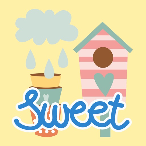 Gardening Home Sweet Home Stickers icon