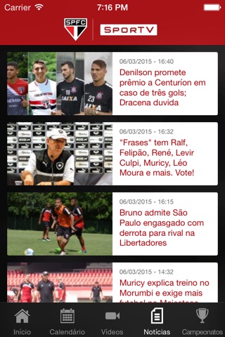 São Paulo SporTV screenshot 4