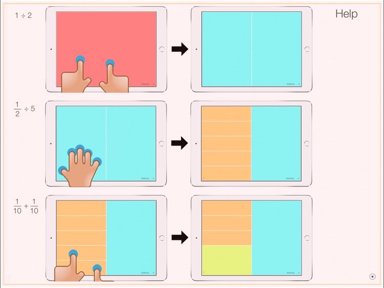 Multi-touch Fractions screenshot-4