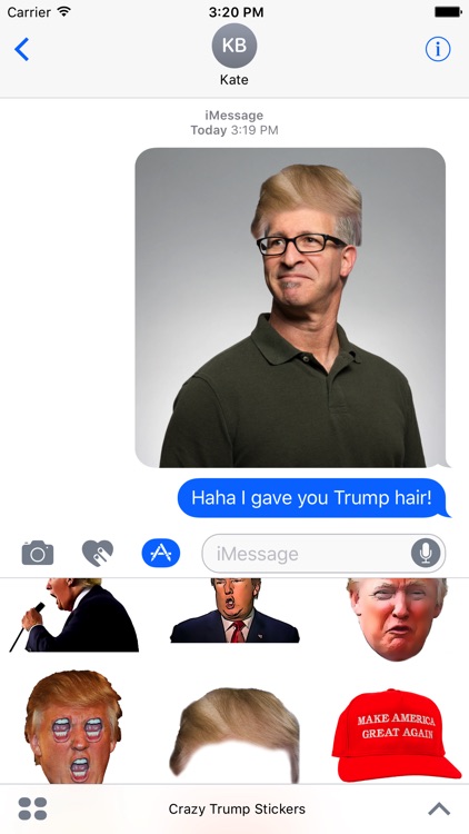 Crazy Trump Stickers