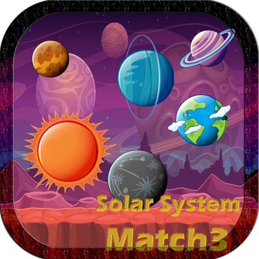 Solar System Match 3 Games Icon