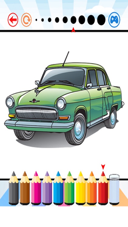 Car Cassic Coloring Book - Activities for Kid