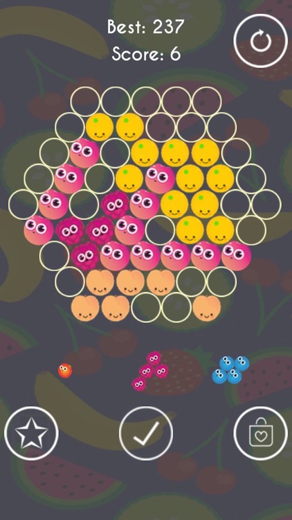 Hex Match - Hexagonal Fruits Hex Matching Game screenshot-3