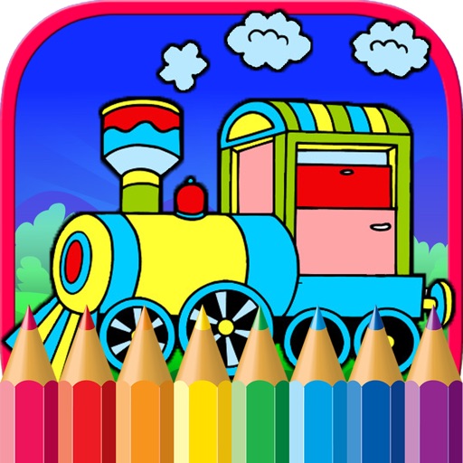 Trains Coloring Pages - Subway Train Games For Kid icon