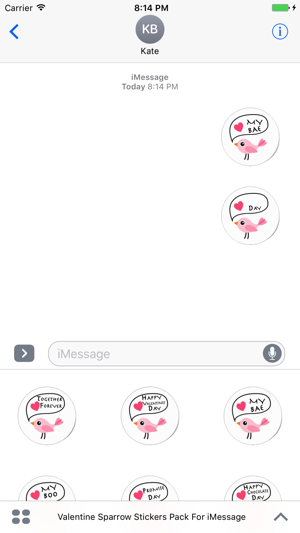 Love-Bird Stickers Pack For iMessage(圖2)-速報App