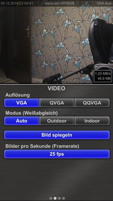 wanscam FC - mobile ip camera surveillance studio Screenshot 3