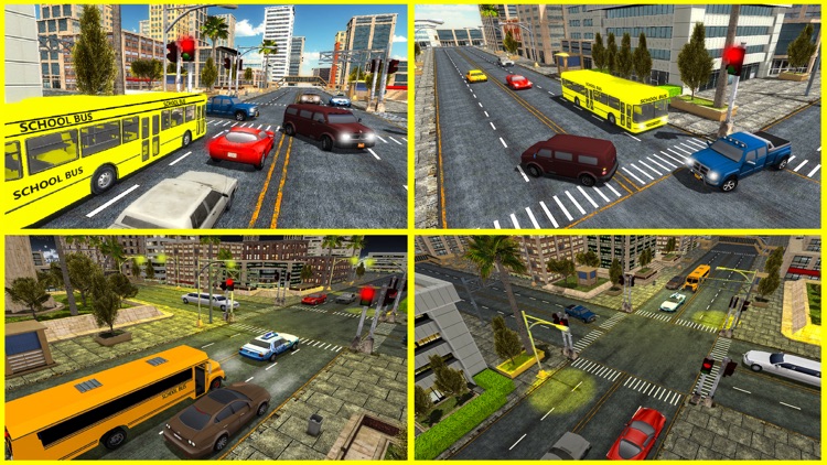 High School Bus Driver - City Bus Simulator 2017 screenshot-3