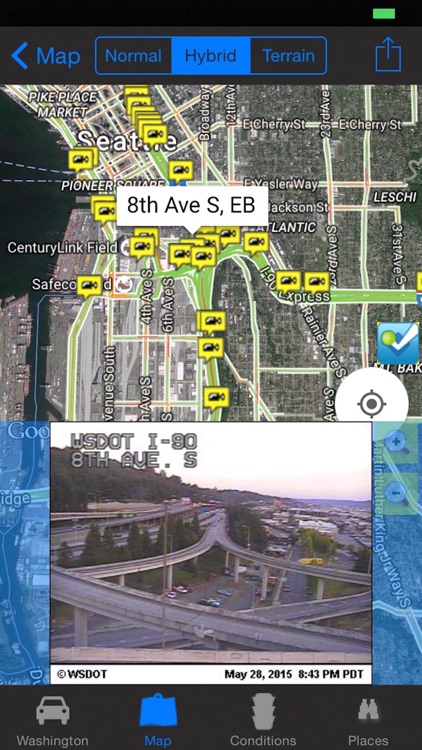 I-90 Road Conditions and Traffic Cameras