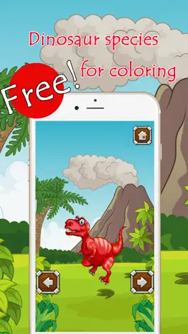Game screenshot Dinosaur Coloring Book Paint Games For Kids Free hack