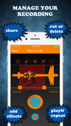 LF Recorder PRO - HD Record & Edit -  Sound, Voice(圖3)-速報App