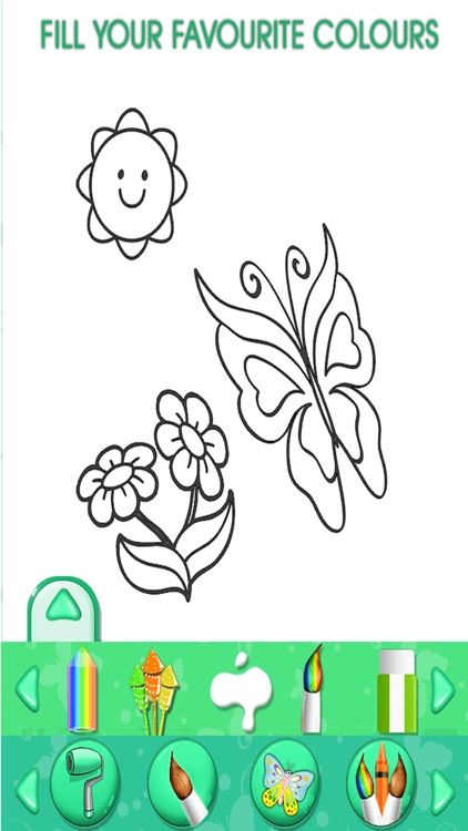 Butterfly Kids Coloring Book Pro